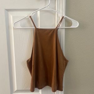 Top - new with tag size small Suede Hazelnut